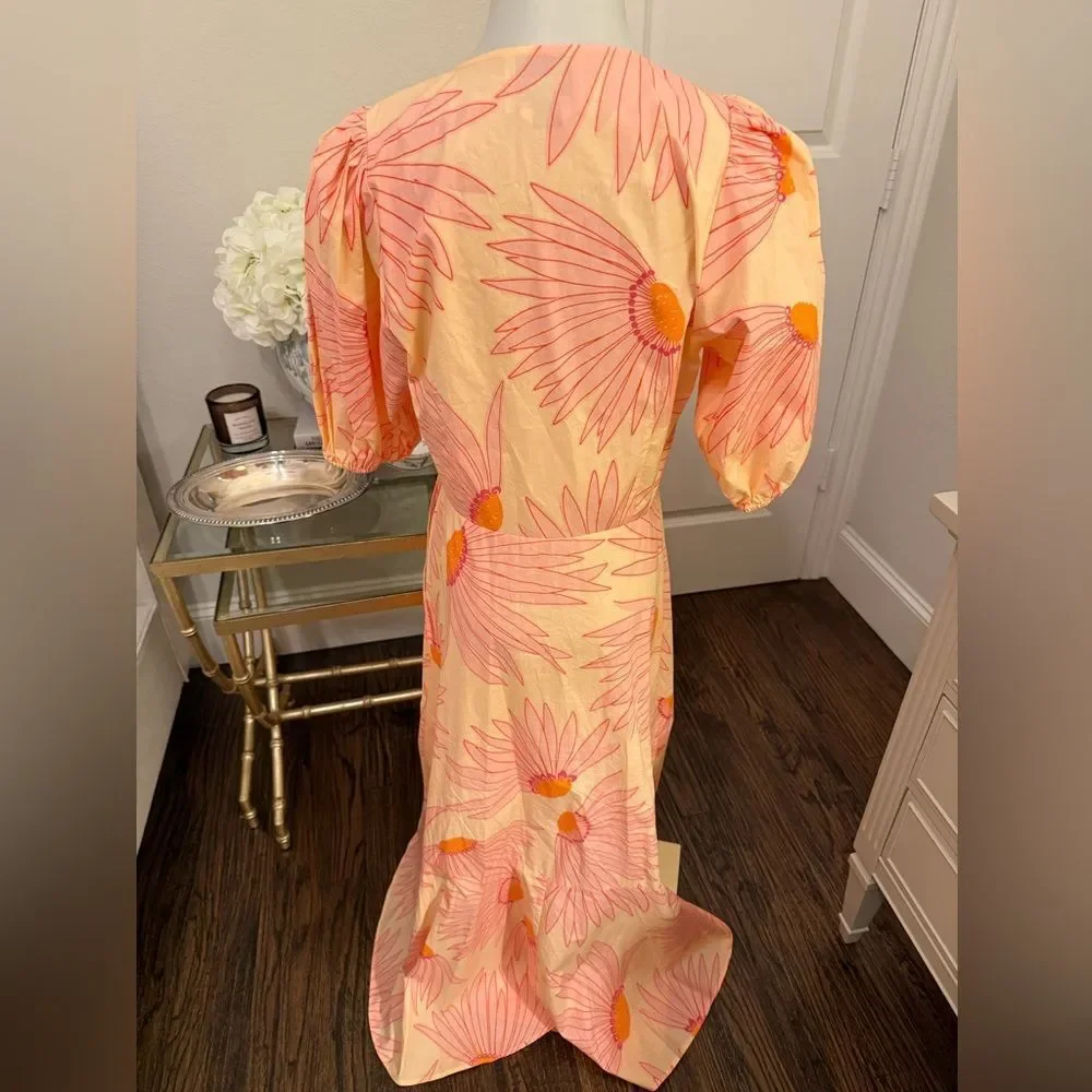 KATE SPADE Falling Flower Wrap Dress AF4